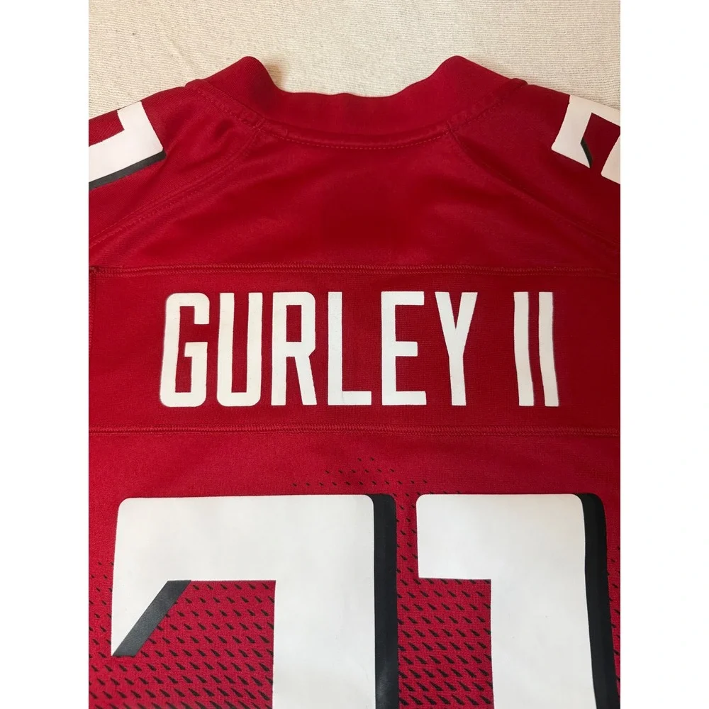 Nike Jersey Mens M Red Atlanta Falcons Todd Gurley II 21 NFL Football Gradient